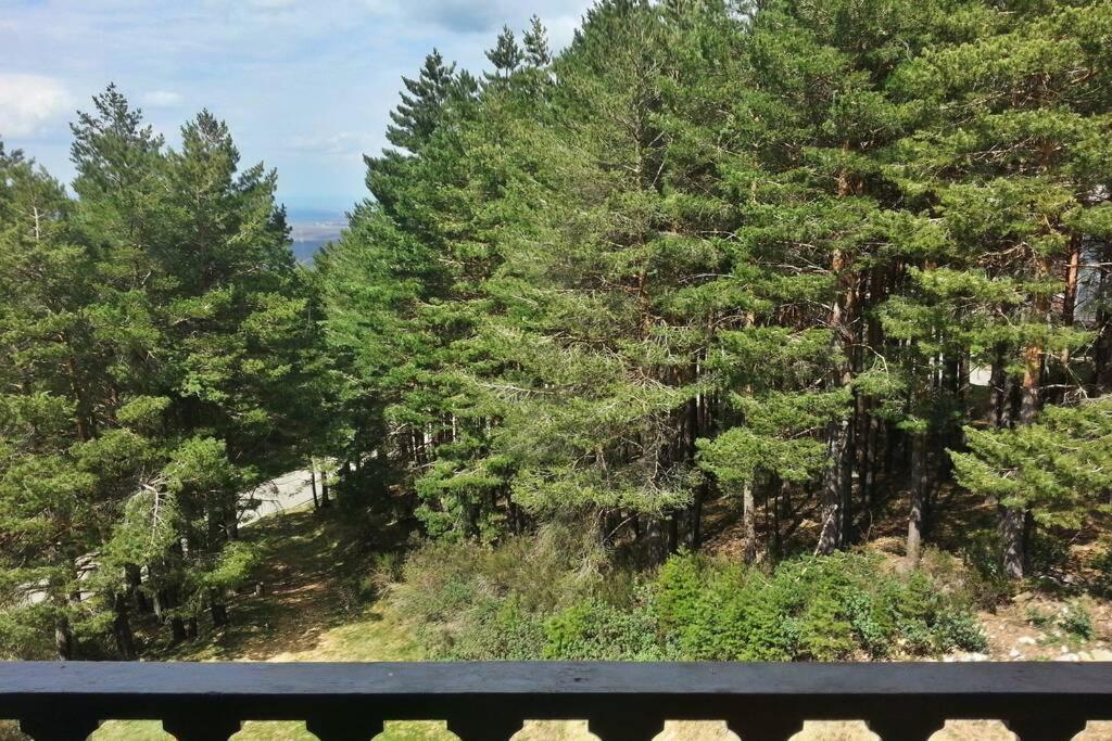 El último rincón, dúplex con piscina climatizada en plena naturaleza La Pinilla  Exterior foto